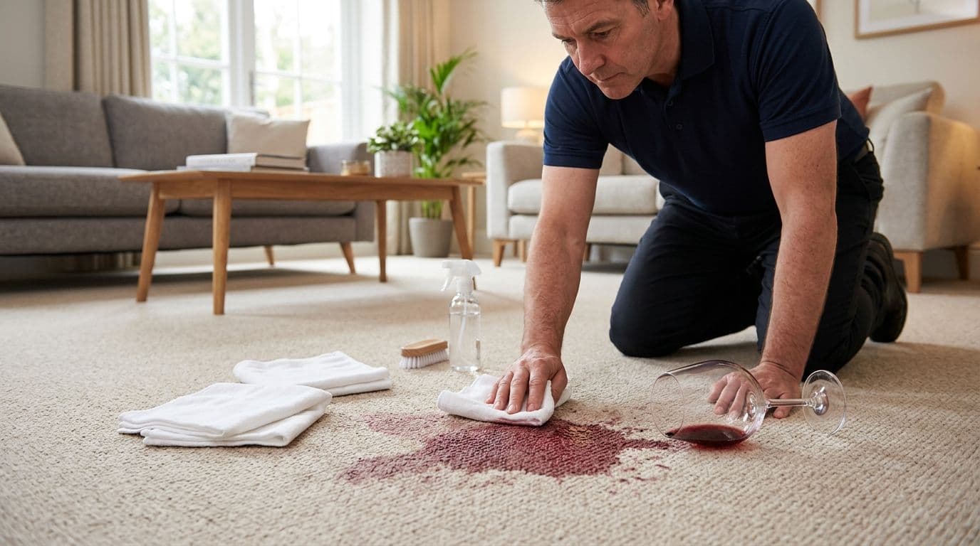 How to Get Red Wine Out of Carpet: Fresh and Dried Stains